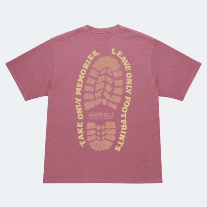 Footprints Tee Pigment Dyed