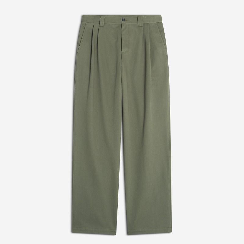 Relaxed Pleated Pants
